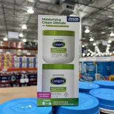 Cetaphil Moisturizing Cream Ultimate with Prebiotic Aloe, Very Dry to Dry Sensitive Skin, 20 oz + 16 oz, 2-pack