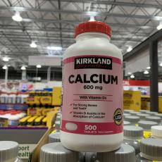 Kirkland Signature™ Calcium 600 mg + D3, 500 Tablets 