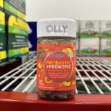 OLLY Adult Probiotic + Prebiotic Digestive Support Gummy, Peach, 70 ct.