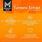Member's Mark Turmeric Extract Dietary Supplement Capsules, 180 ct.